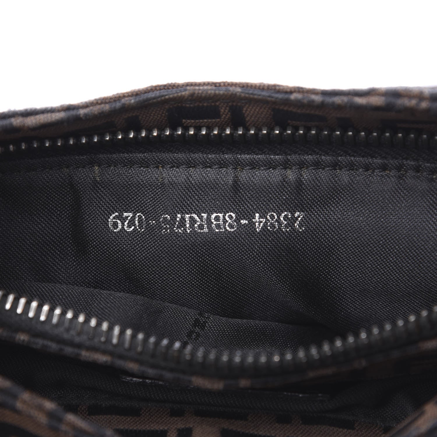 Fendi Zucchino Shoulder Bag Tobacco 6 of 10