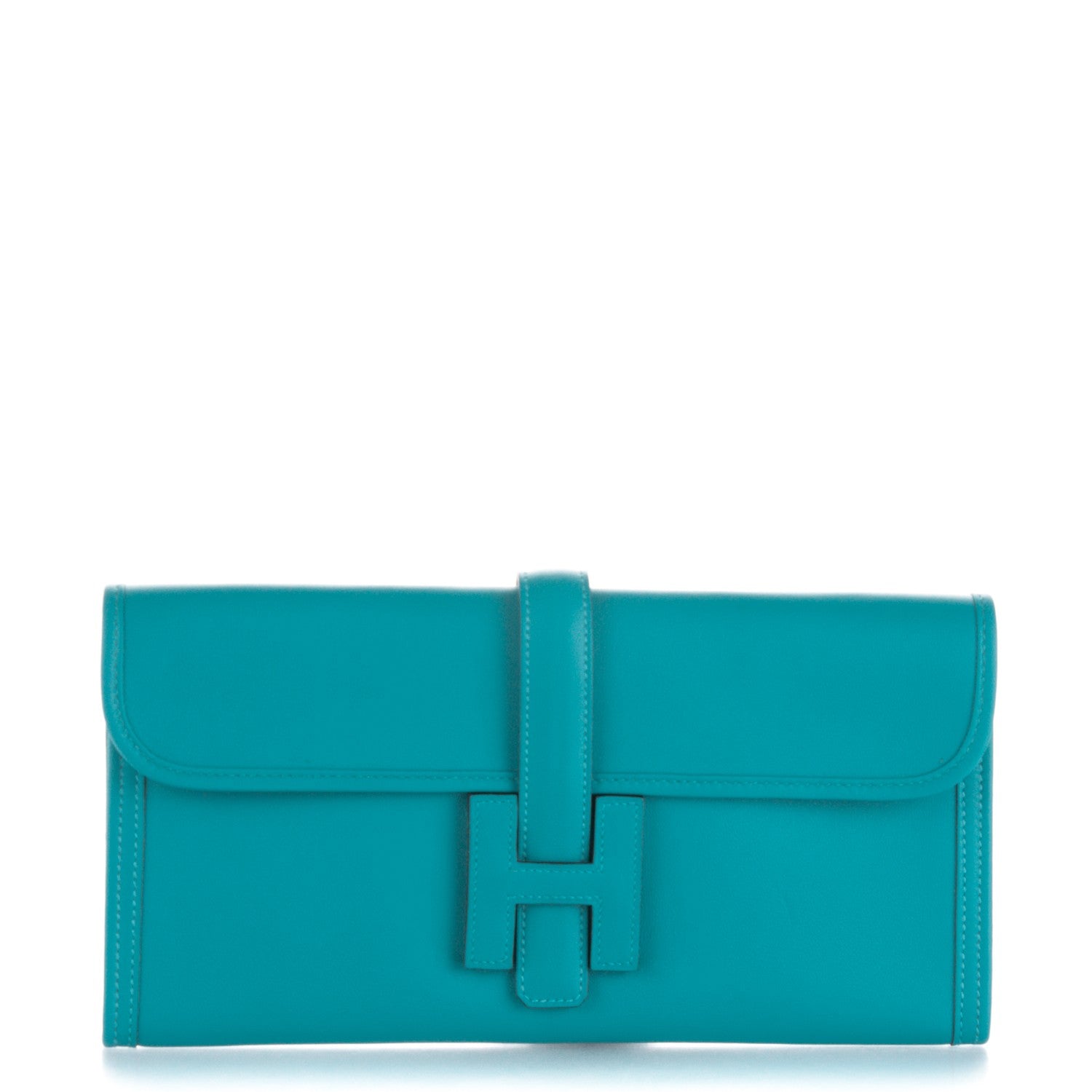 Hermes Swift Jige Elan 29 Clutch Turquoise 1 of 7