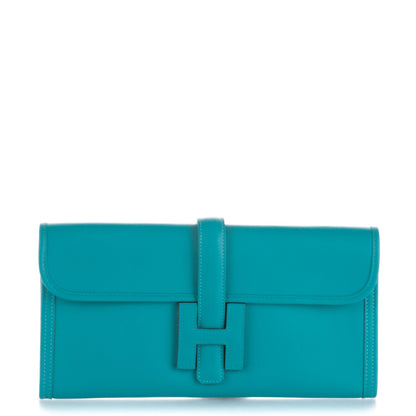 Hermes Swift Jige Elan 29 Clutch Turquoise 1 of 7