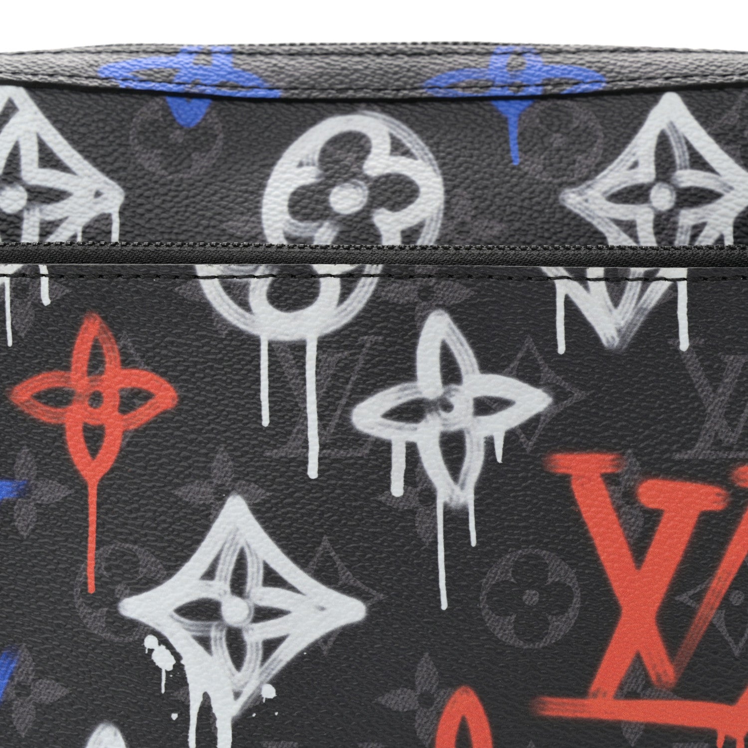 Louis Vuitton Monogram Eclipse LV Graffiti Trio Messenger Multicolor 8 of 12