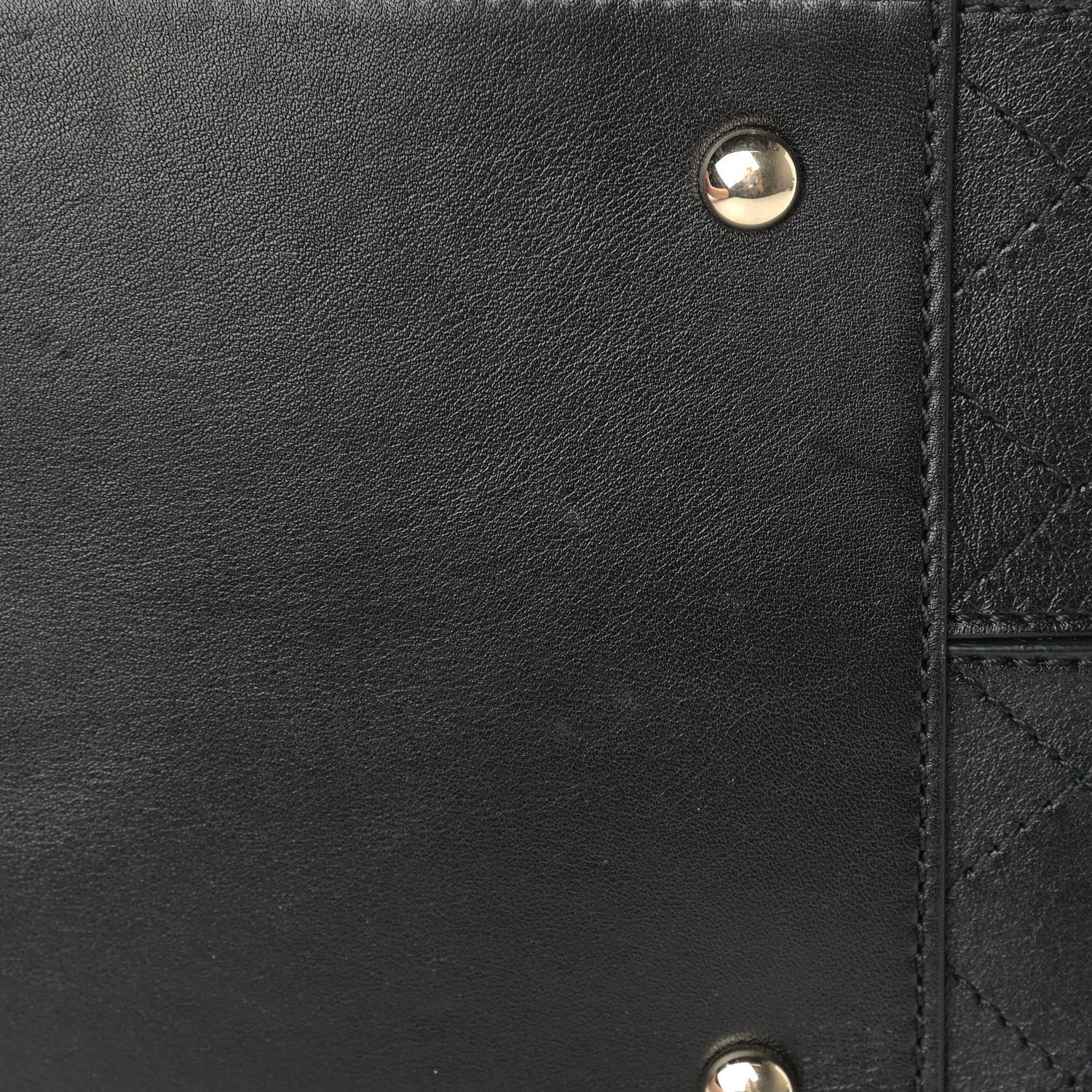 Chanel Calfskin Stitched Shopping Tote Black 11 of 18