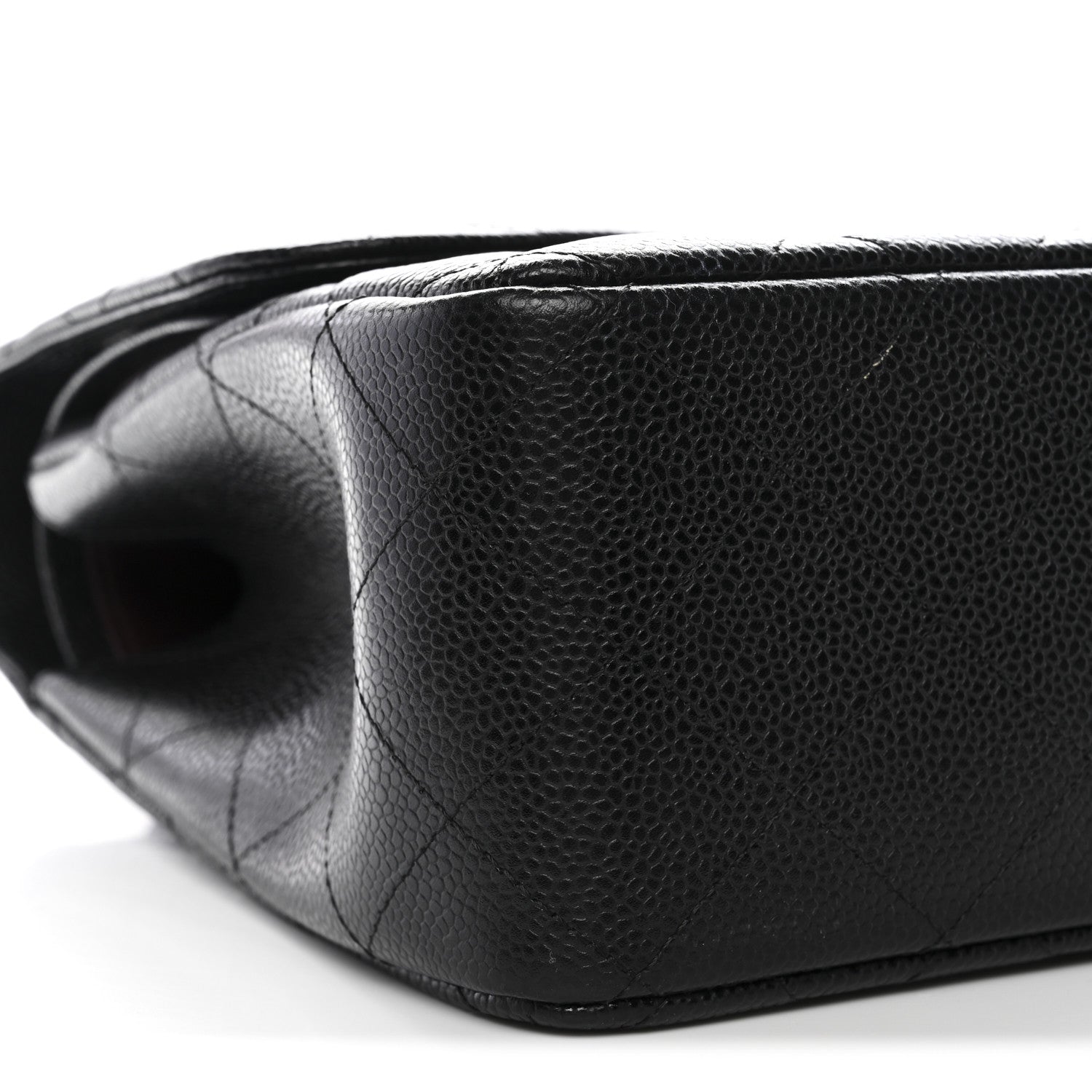 Chanel Caviar Quilted Jumbo Double Flap Black 10 of 11