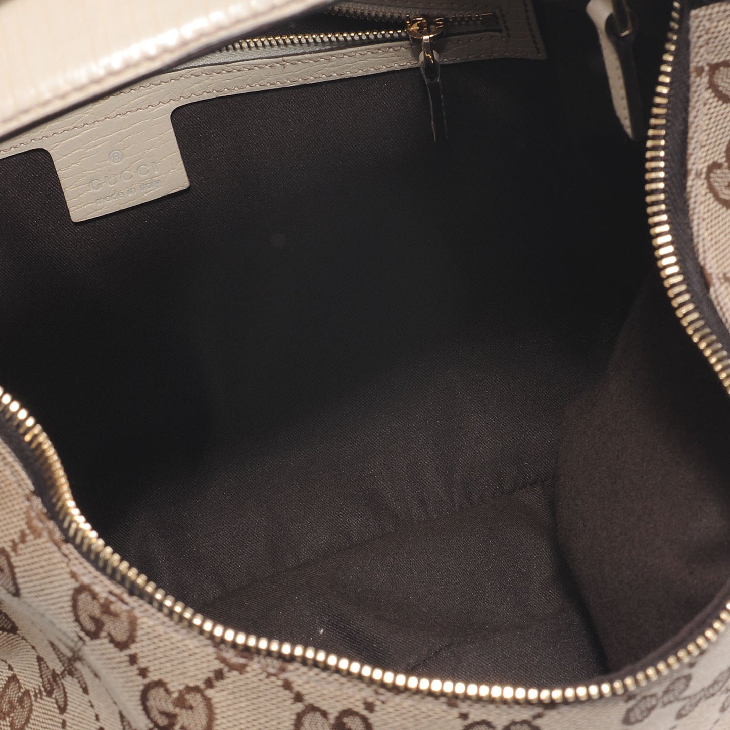Monogram Medium Horsebit Chain Hobo Off White