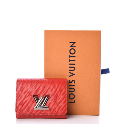 Louis Vuitton Epi Twist Compact Wallet Red 9 of 9