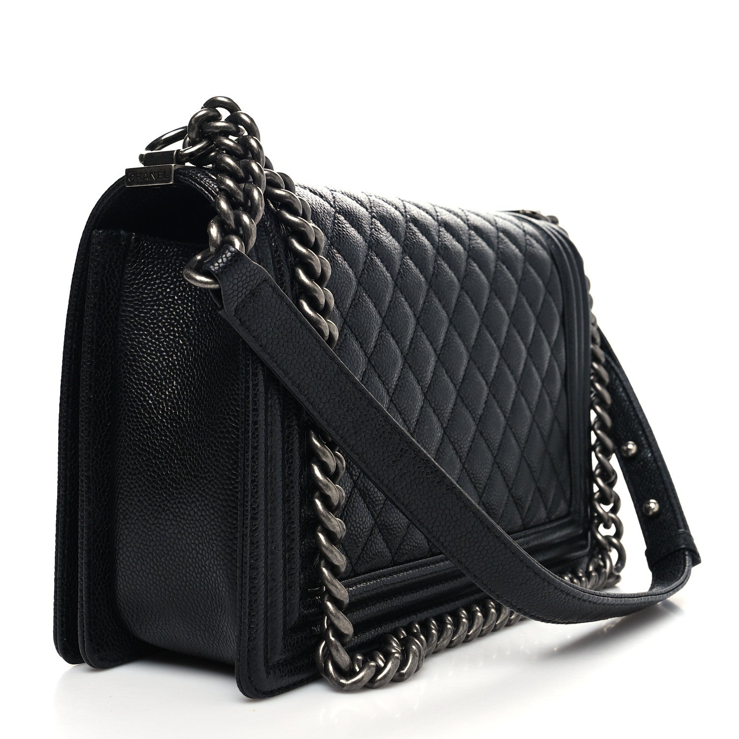 Chanel Caviar Quilted New Medium Boy Flap Black 3 of 11
