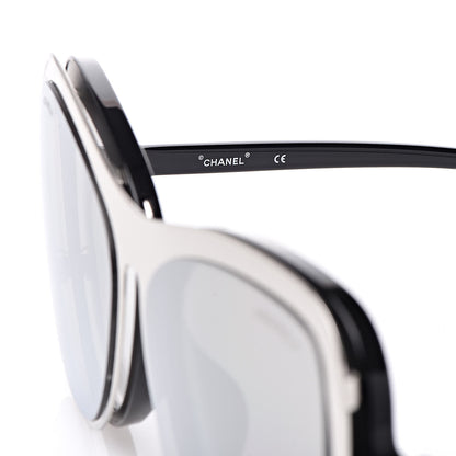 Chanel Clip On Sunglasses 71231A Black Grey 9 of 11
