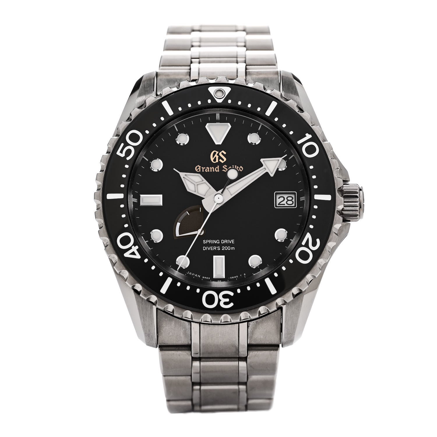 Grand Seiko Titanium 44mm Sport Collection Automatic Watch Black SBGA231G 1 of 5