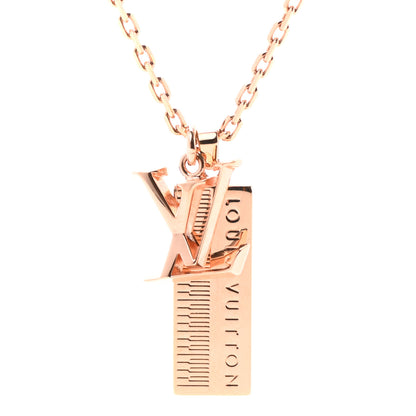 Louis Vuitton LV Sound Keyboard Necklace Rose Gold 4 of 7