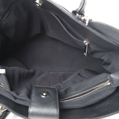 Chanel Calfskin Cerf Executive Shopper Tote Black 4 of 6