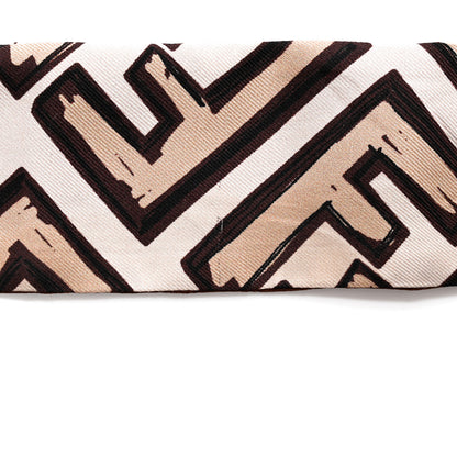 Fendi Silk Wrappy Bandeau Beige Brown 4 of 5