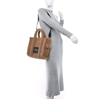 Marc Jacobs Polyester Cotton Medium The Teddy Traveler Tote Bag Beige 2 of 8