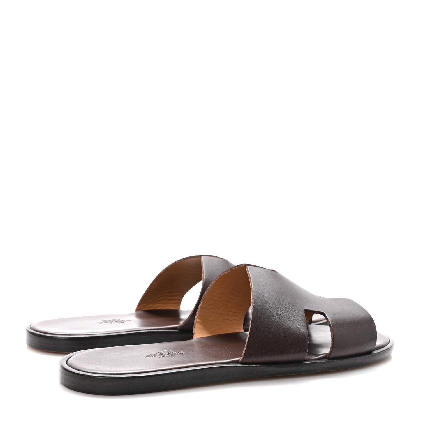 Calfskin Mens Izmir Sandals 44 Moka