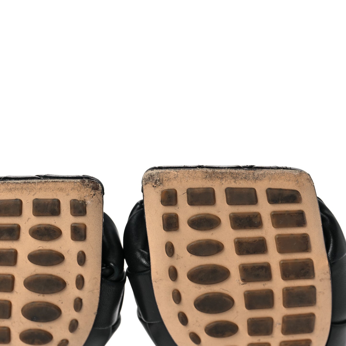 Nappa Maxi Intrecciato Lido Mule Sandals 37 Black