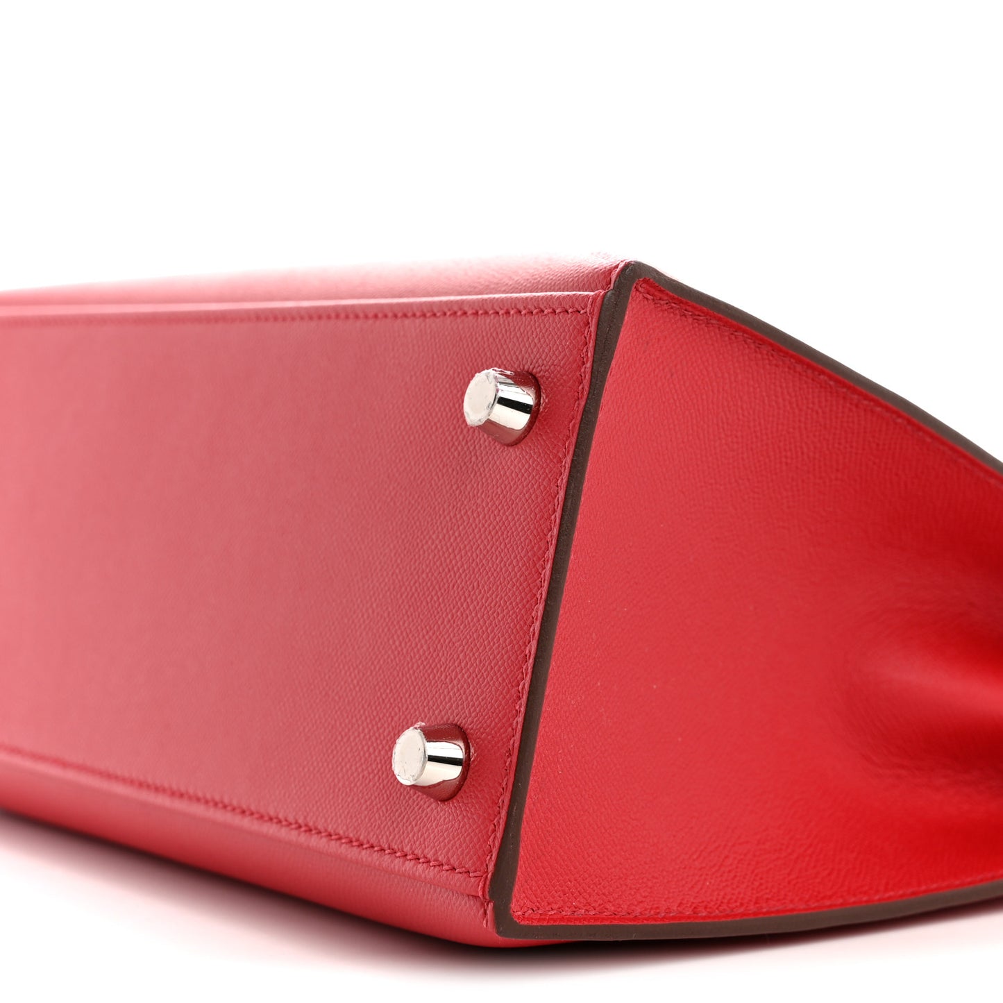 Madame Calfskin Verso Kelly Sellier 25 Rouge Piment Rose Shocking