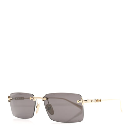 Gucci Rectangular Frame GG1941S Sunglasses Light Gold 1 of 7