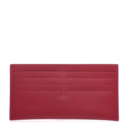 Louis Vuitton Calfskin Felicie Card Holder Insert Fuchsia 1 of 5