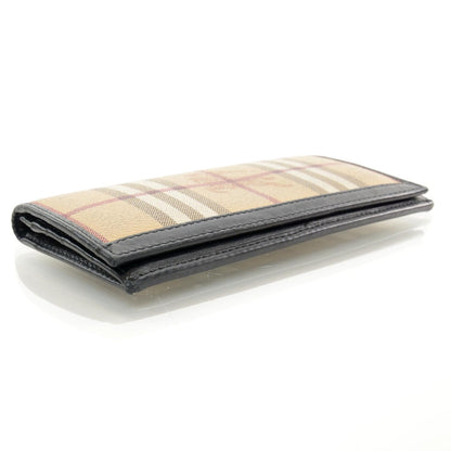 Burberry Haymarket Check Continental Flap Wallet 4 of 9