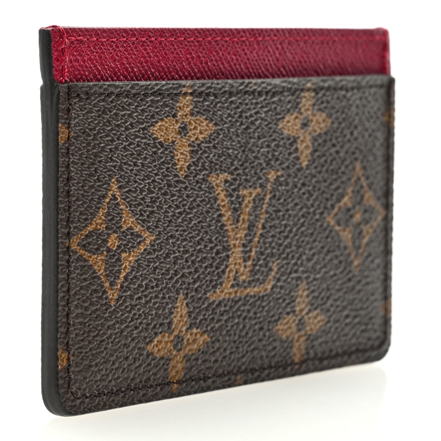 Monogram Card Holder Fuchsia