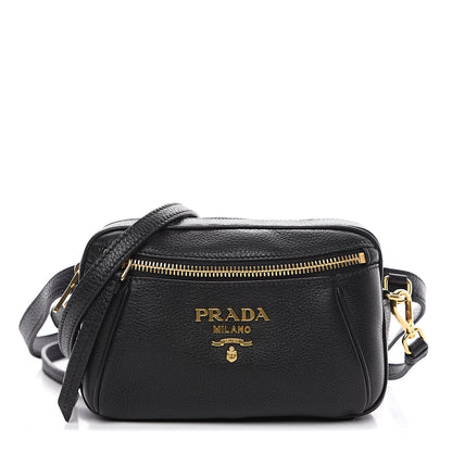 Prada Vitello Daino Belt Bag Black 1 of 8