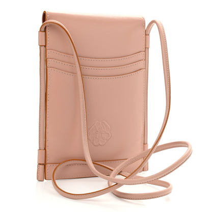 Alexander McQueen Calfskin The Curve Micro Crossbody Pouch Bag Pink 3 of 12