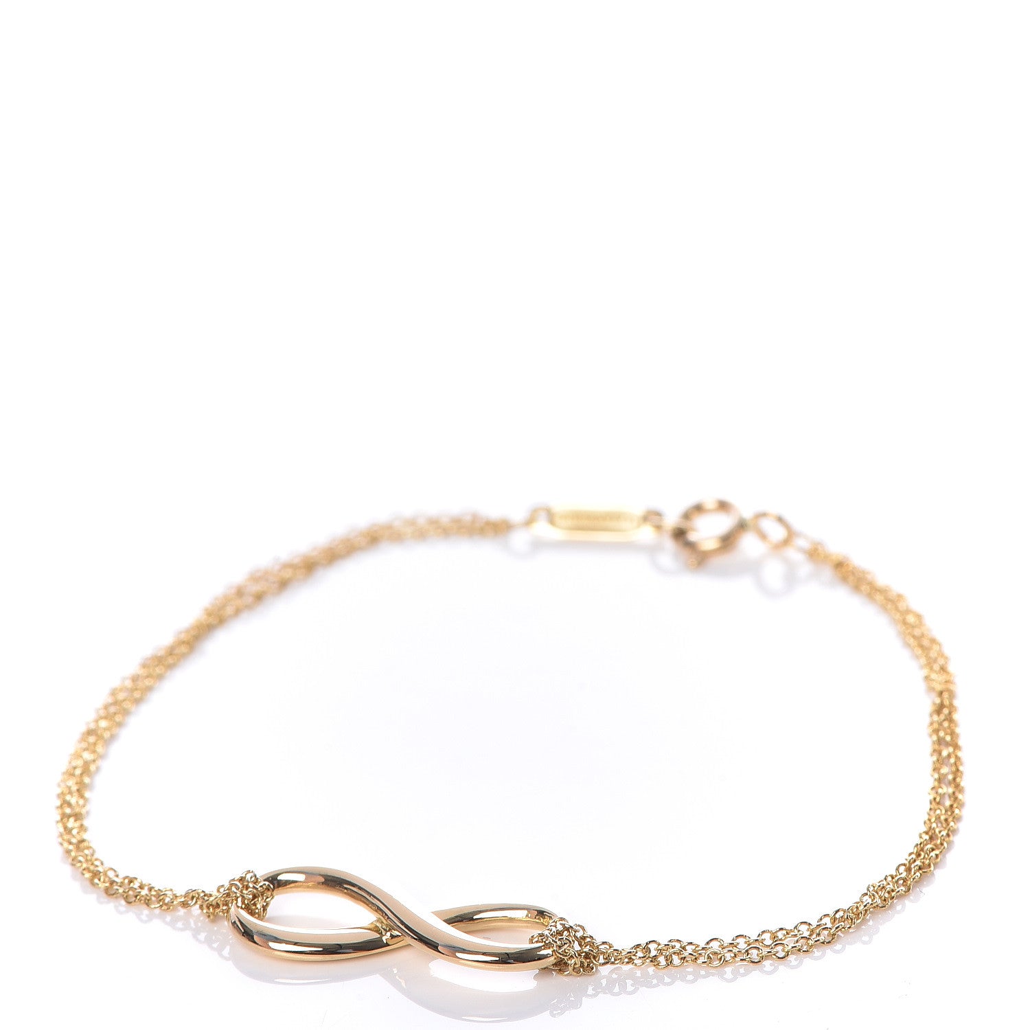 Tiffany 18K Yellow Gold Infinity Bracelet 1 of 6
