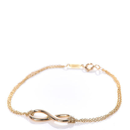 Tiffany 18K Yellow Gold Infinity Bracelet 1 of 6