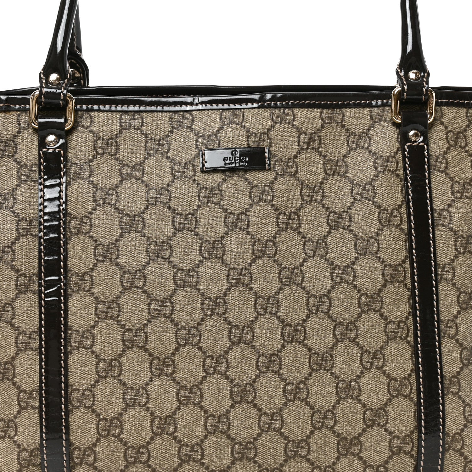 Gucci GG Plus Monogram Medium Joy Tote Dark Brown 8 of 10