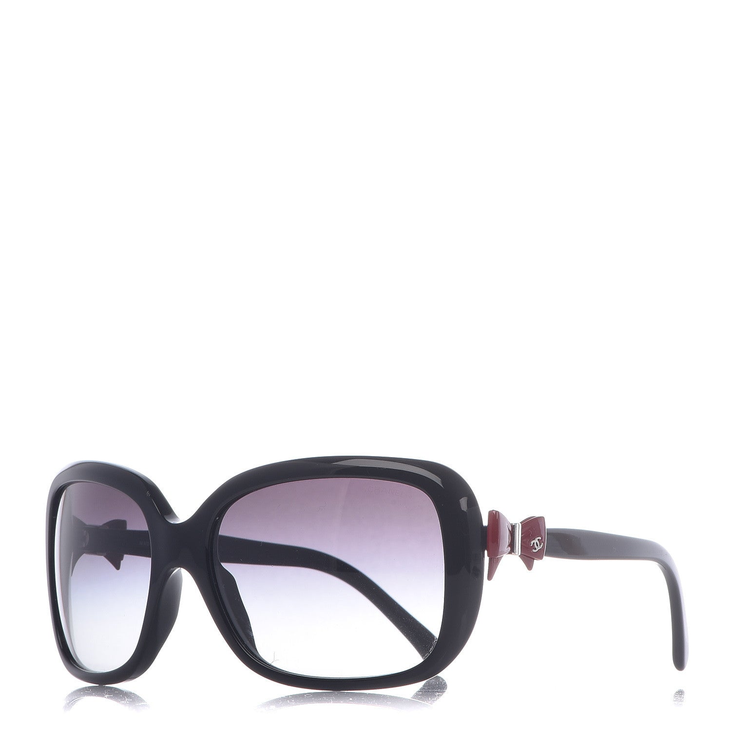 Chanel Acetate CC Bow Sunglasses 5171 Black Red 1 of 7