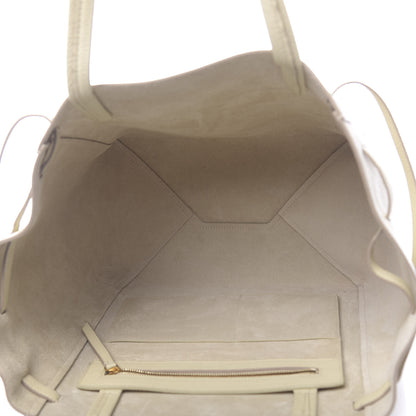 Celine Soft Grained Calfskin Small Belt Cabas Phantom Chalk 5 of 10