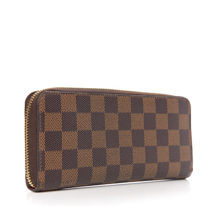 Louis Vuitton Damier Ebene Clemence Wallet 2 of 5