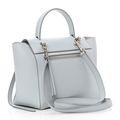 Celine Grained Calfskin Micro Belt Bag Cloud 2 of 12