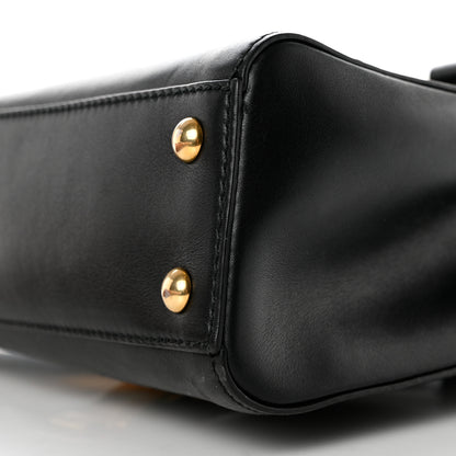Gucci Calfskin Medium Sylvie Top Handle Tote Black 10 of 12