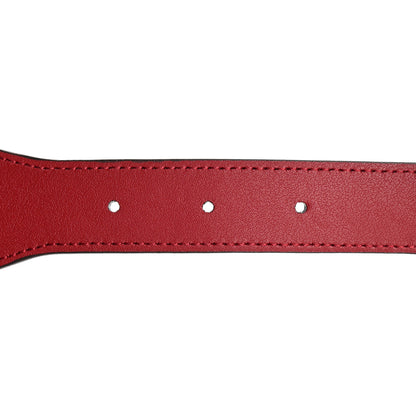 Gucci Efesto Leather Horsebit 25mm Belt 70 28 New Cherry Red 5 of 6