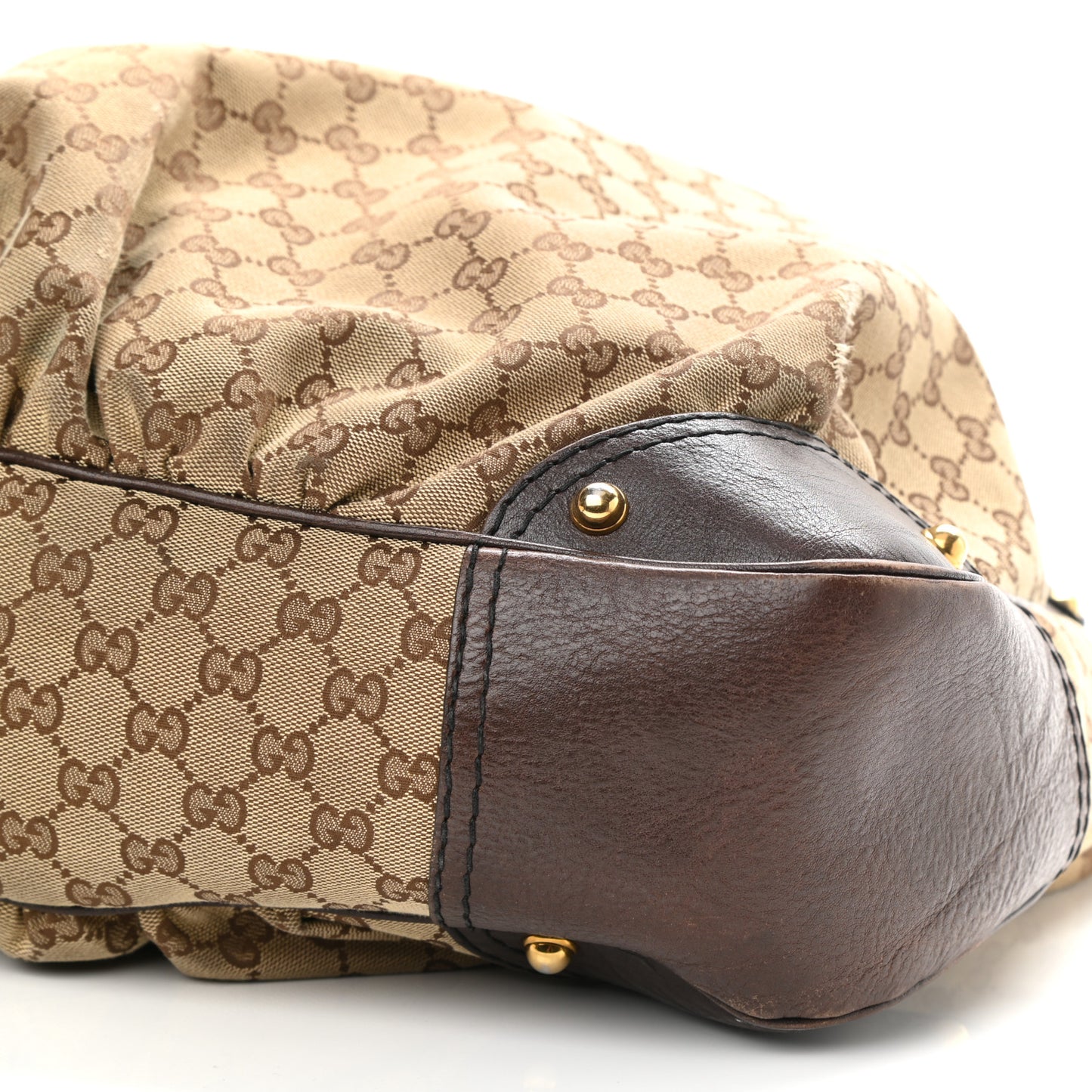 Monogram Large Jockey Hobo Dark Brown