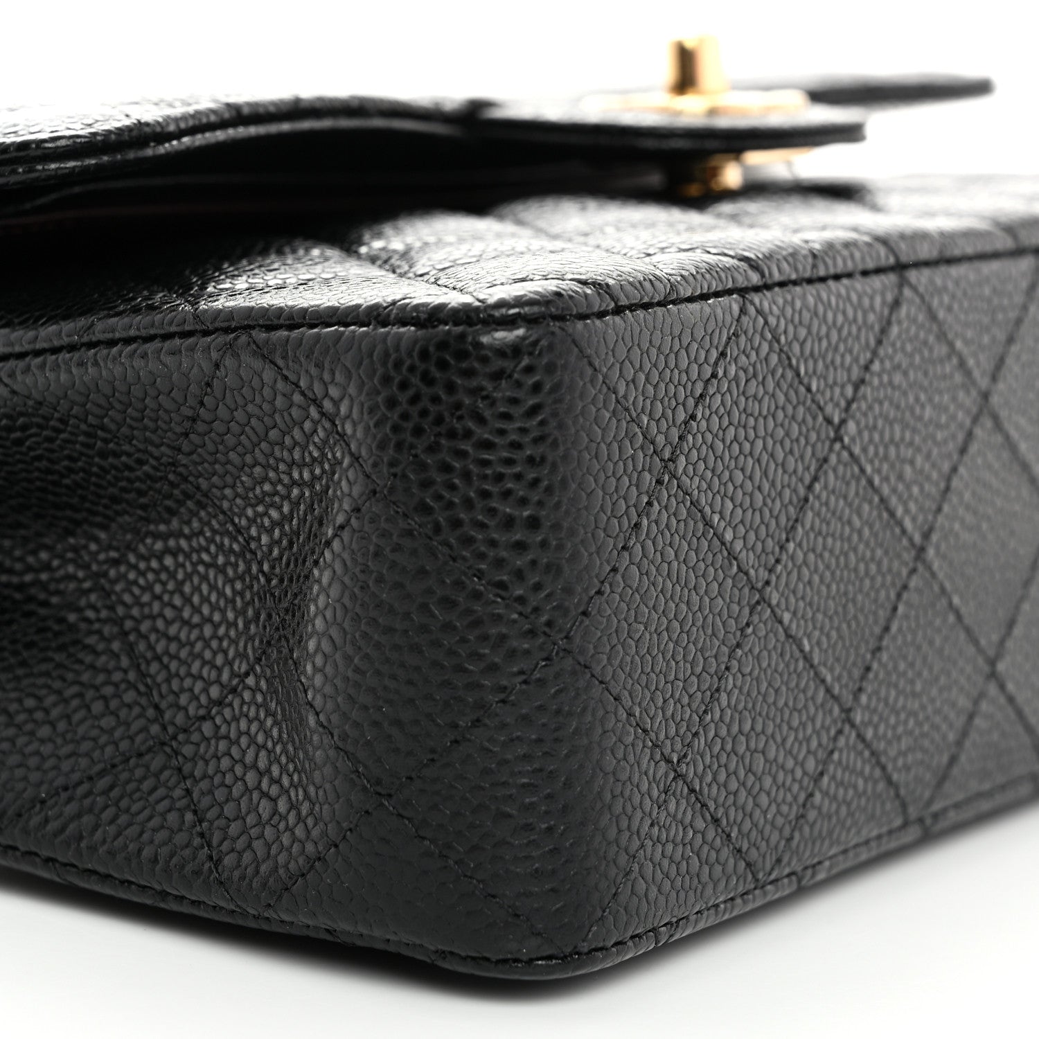 Chanel Caviar Quilted Small Double Flap Black 9 of 10
