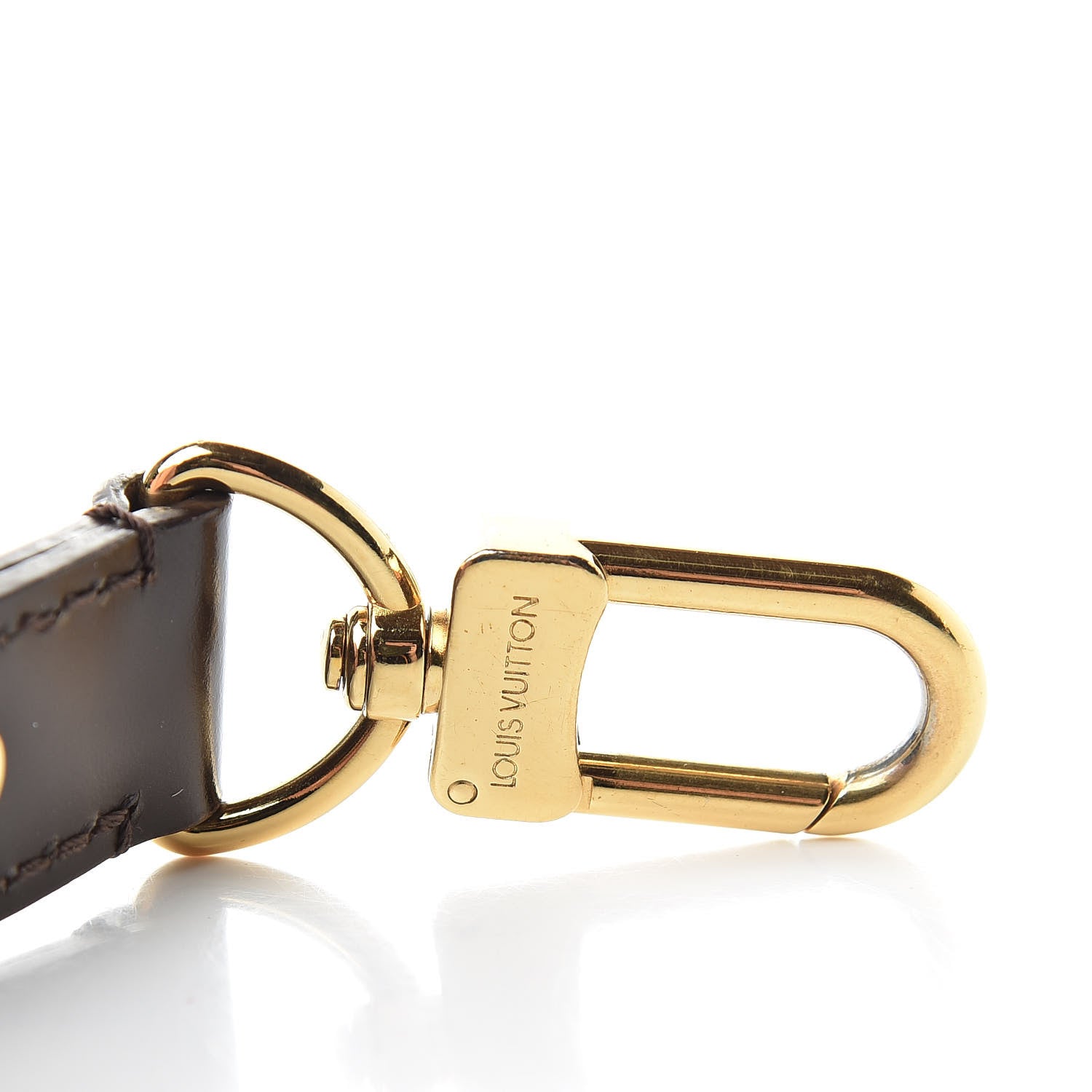 Louis Vuitton Calfskin 20mm Adjustable Strap Brown 3 of 6