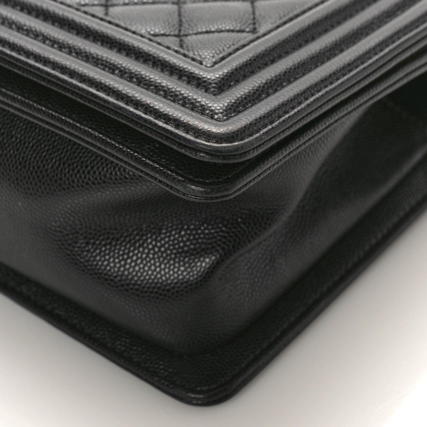 Chanel Caviar Quilted Medium Boy Flap Black 9 of 10