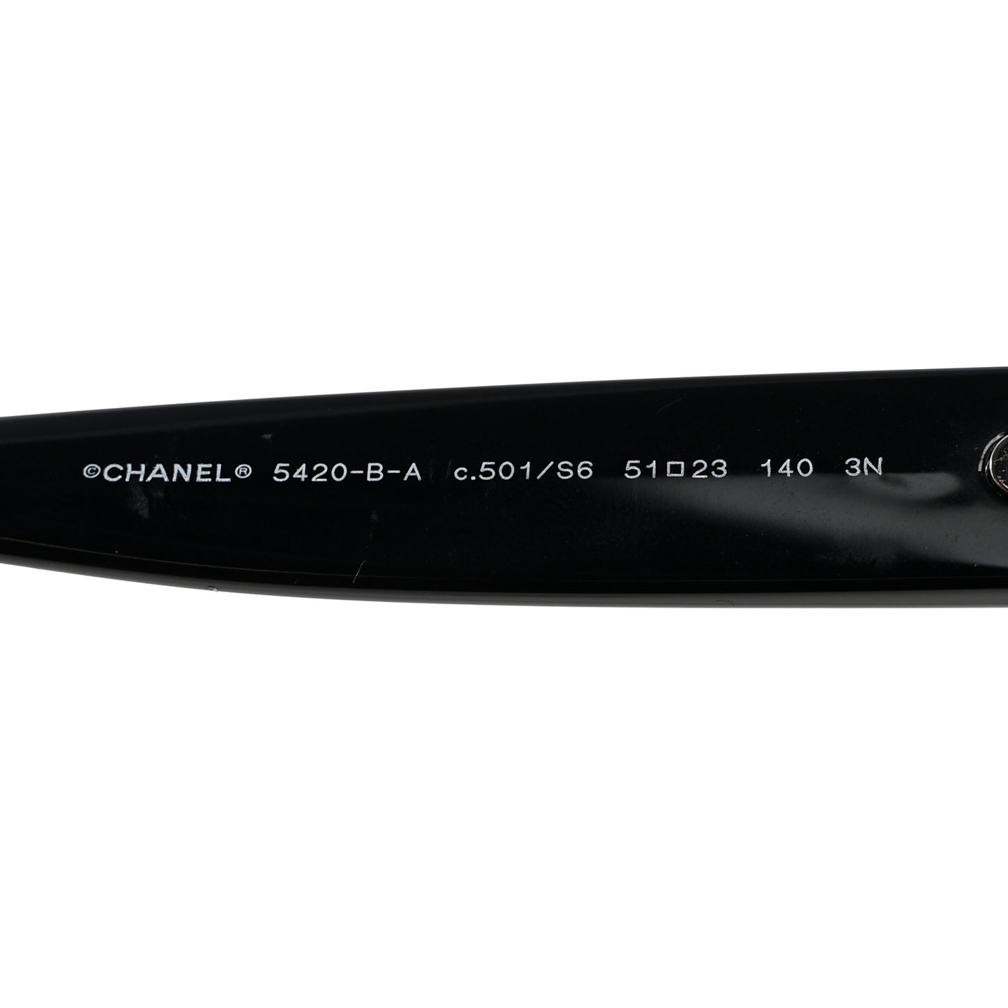 Crystal CC Sunglasses 5420-B-A Black