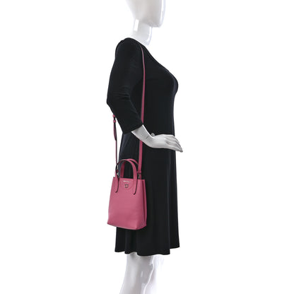Salvatore Ferragamo Tumbled Calfskin Gancini Mini Bag Pink 2 of 9
