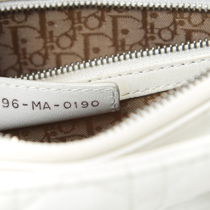 Christian Dior Lambskin Cannage Medium Lady Dior White 7 of 16