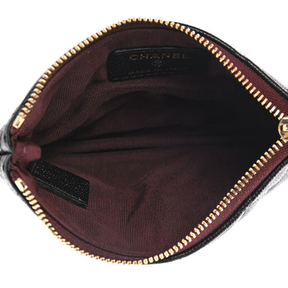 Chanel Caviar Quilted Small Cosmetic Case Black 5 of 8