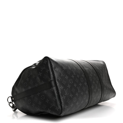 Louis Vuitton Monogram Eclipse Keepall Bandouliere 55 3 of 11