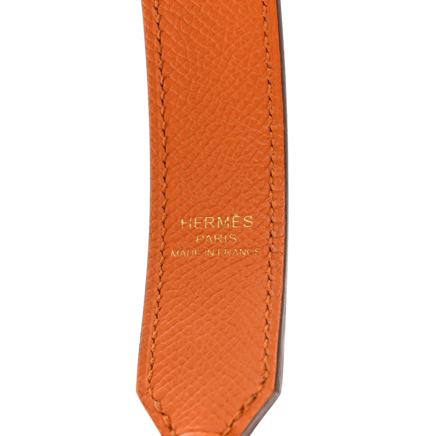 Epsom 25mm Tressage Shoulder Strap Orange Gold Rose Azalee