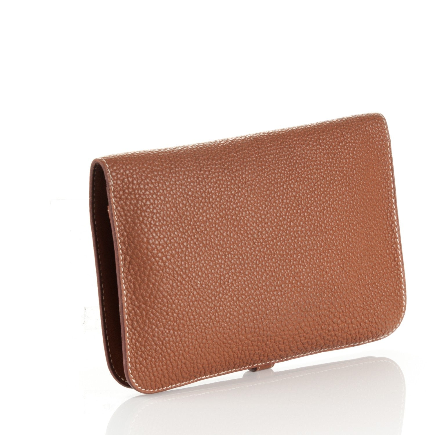 Hermes Togo Dogon Duo Wallet Gold 3 of 9