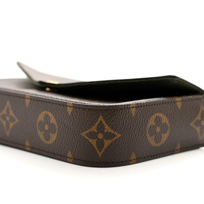 Louis Vuitton Monogram Felicie Strap & Go Kaki 9 of 10