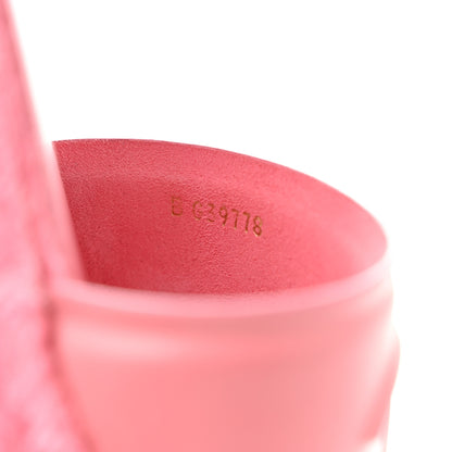 Chanel Lambskin Espadrille Mule Sandals 38 Pink 8 of 8