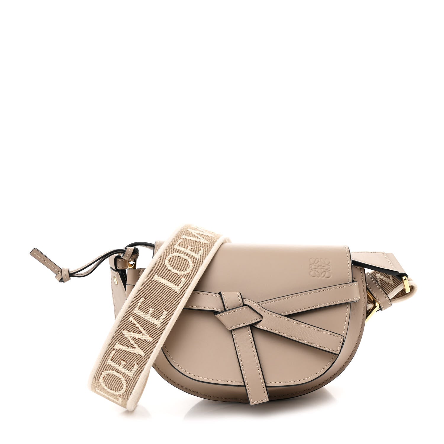 Loewe Calfskin Jacquard Mini Gate Dual Bag Sand 1 of 9