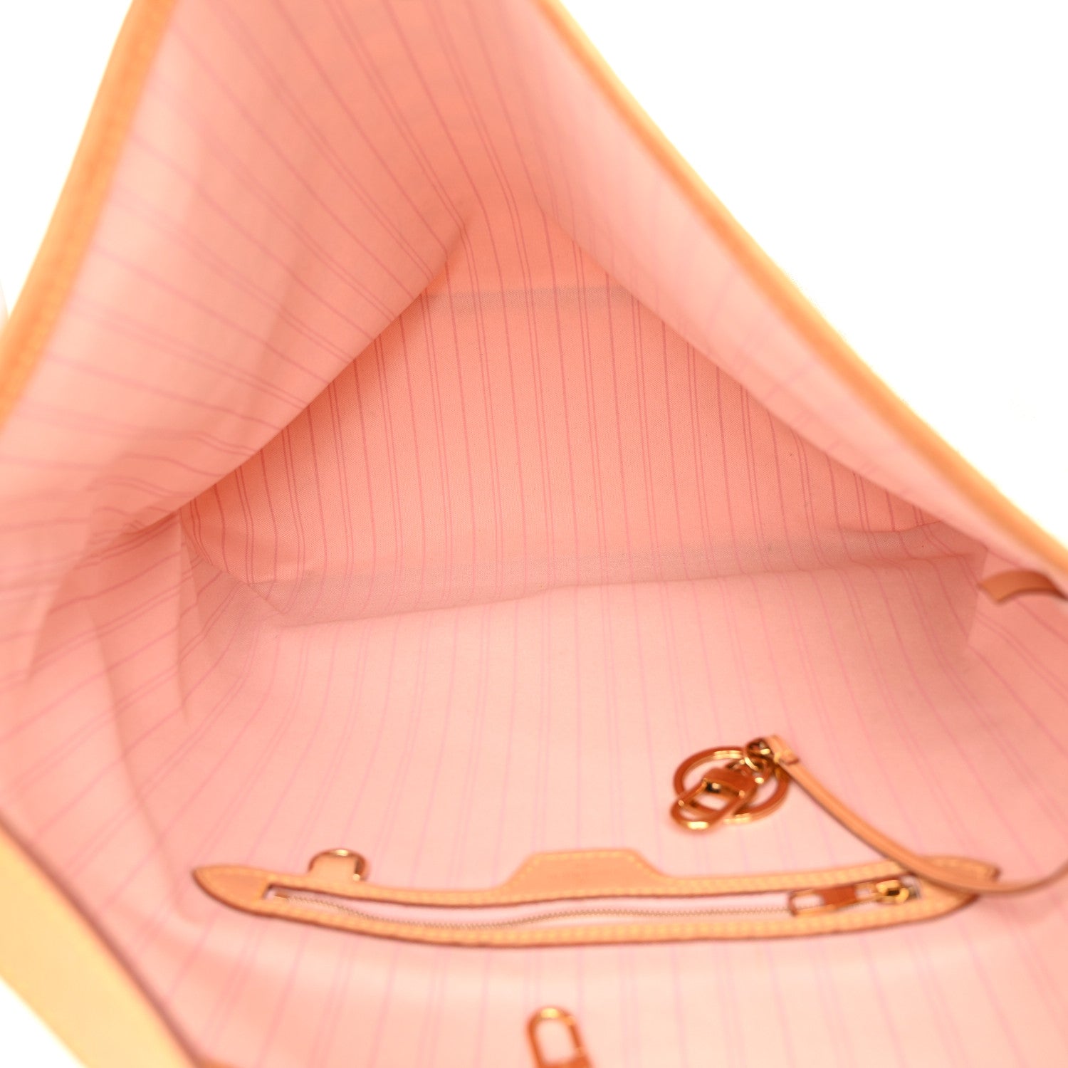 Louis Vuitton Damier Azur Delightful MM Rose Ballerine 5 of 10