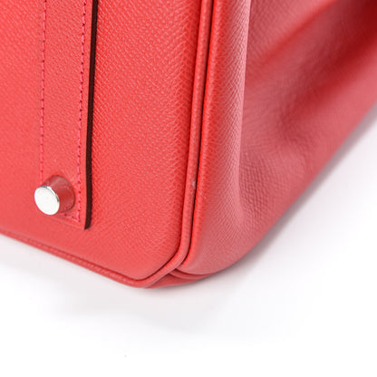 Hermes Epsom Birkin 35 Rouge Casaque 37 of 39
