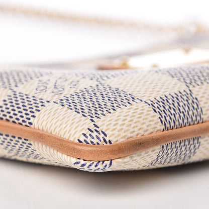 Louis Vuitton Damier Azur Pochette Milla MM 10 of 11